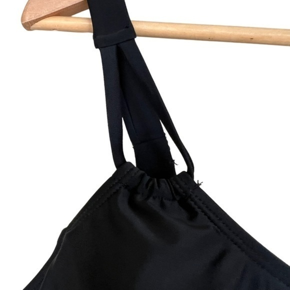 Meet Curve Black Classic Adjustable Stretch Straps One Piece Swimsuit. - Picture 6 of 16